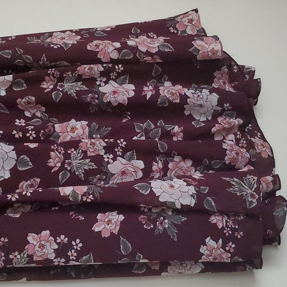 Torrid's Mini Challis Cold Shoulder Trapeze Dress - Picture 15 of 16